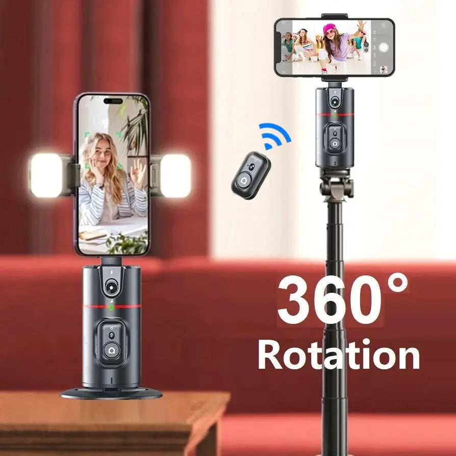 Auto Face Tracking 360°Rotation - Gesture Recognition Phone Camera Mount MomFlow Co.